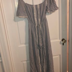 Paper heart romper with attached skirt